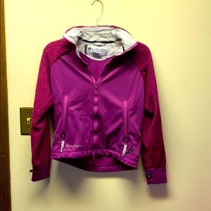 Purple zipper jacket